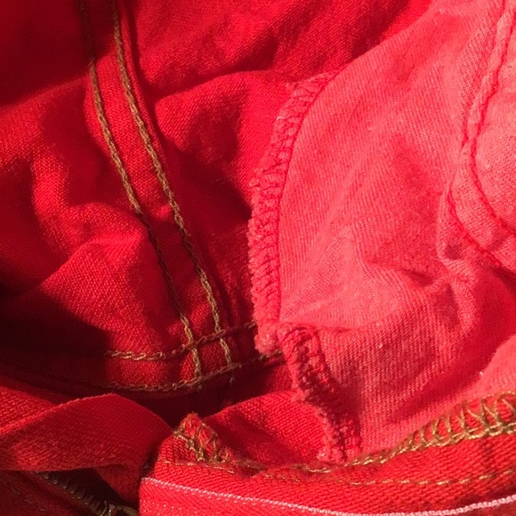 Vintage Red Guess jeans 27 - Picture 8 of 9